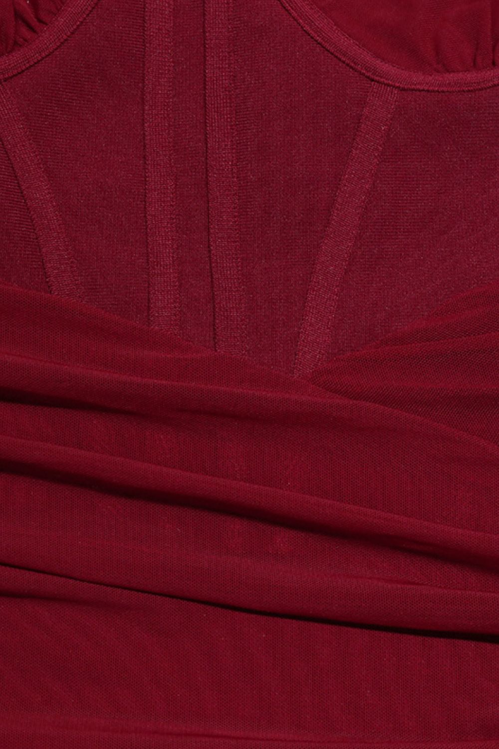 Cutout One-Shoulder Midi Bandage Dress